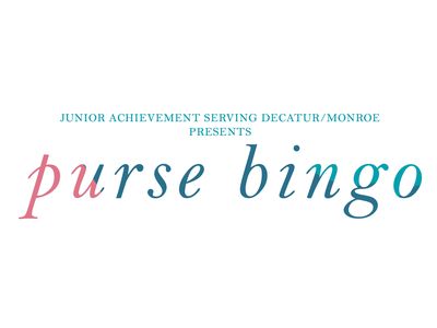 View the details for JA serving Decatur & Monroe Designer Purse Bingo